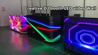 شاشة عرض حائط فيديو LED إبداعية DJ Booth