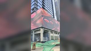 ملعب شاشة LED خارجي P6 مقاوم للماء IP65