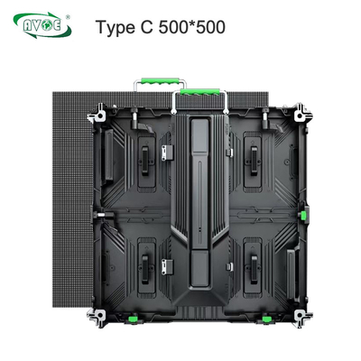 Type C P2.976 Outdoor Rental LED Display 500x500 / 500x1000 Cabinet Nationstar LED