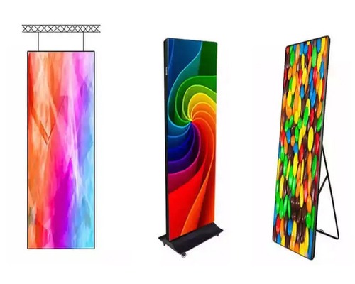 AC110V/220V LED Poster Display with 1.5mm/1.9mm/2.5mm/2mm 14bit Gray Scale IP40