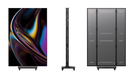 P1.86 ملصق شاشة LED معدل تحديث 3840 هرتز 800 شمعة للإعلان في المتاجر